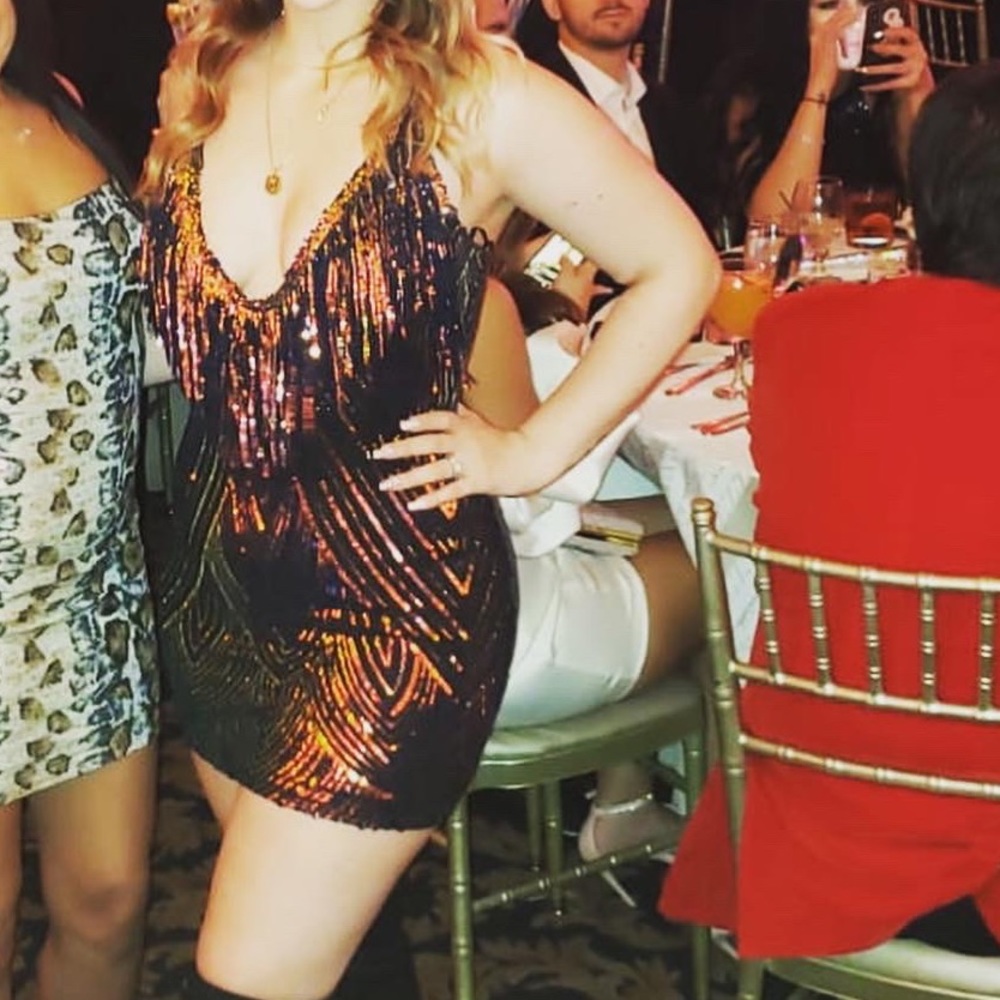 Sequin short dress